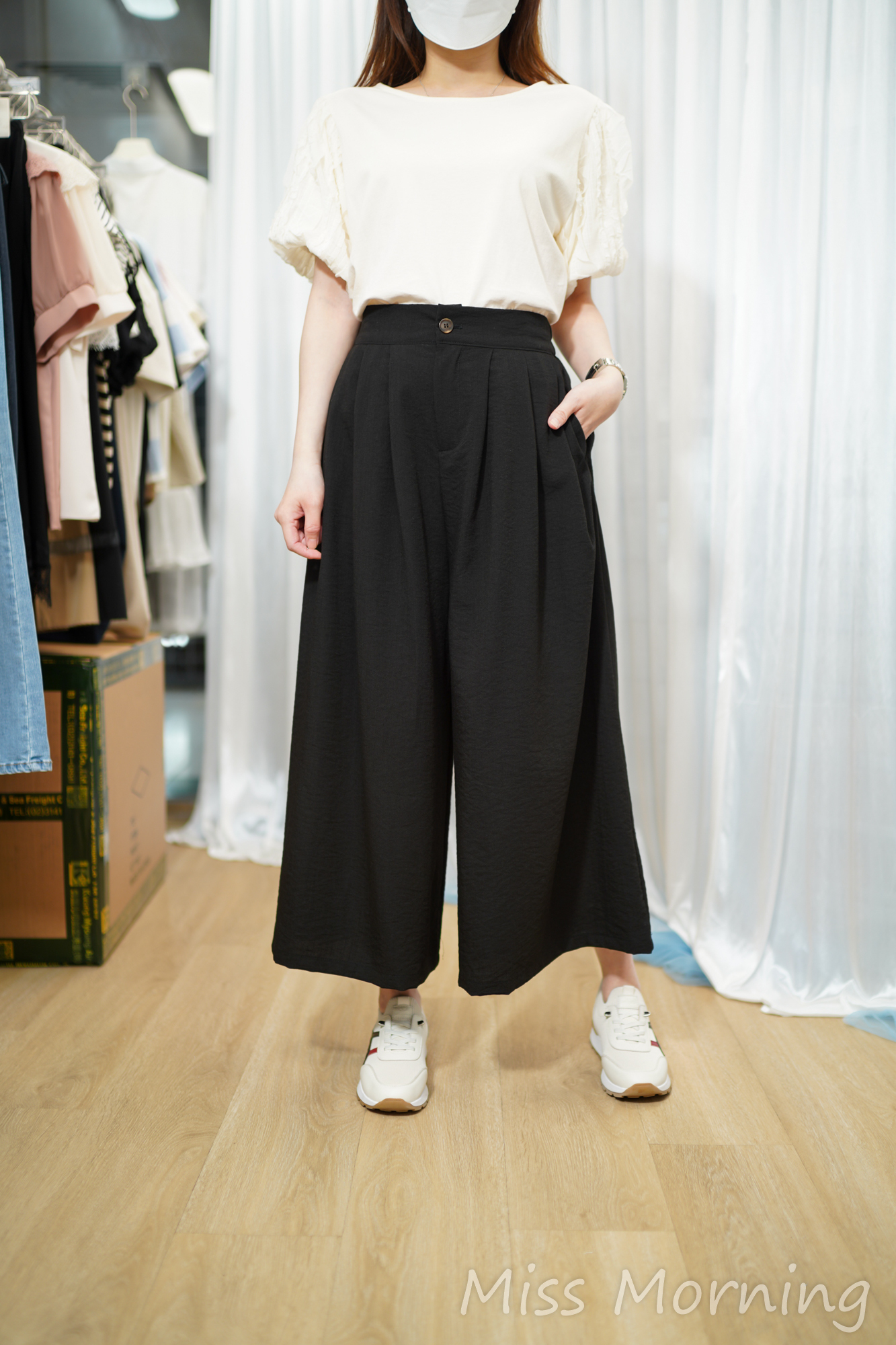 靚棉小泡袖上衣(15166)