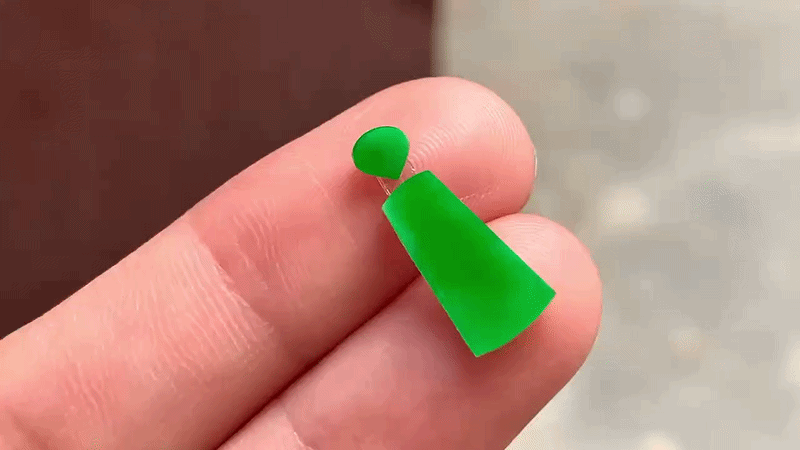 410472 翡翠滿色無事牌套裝