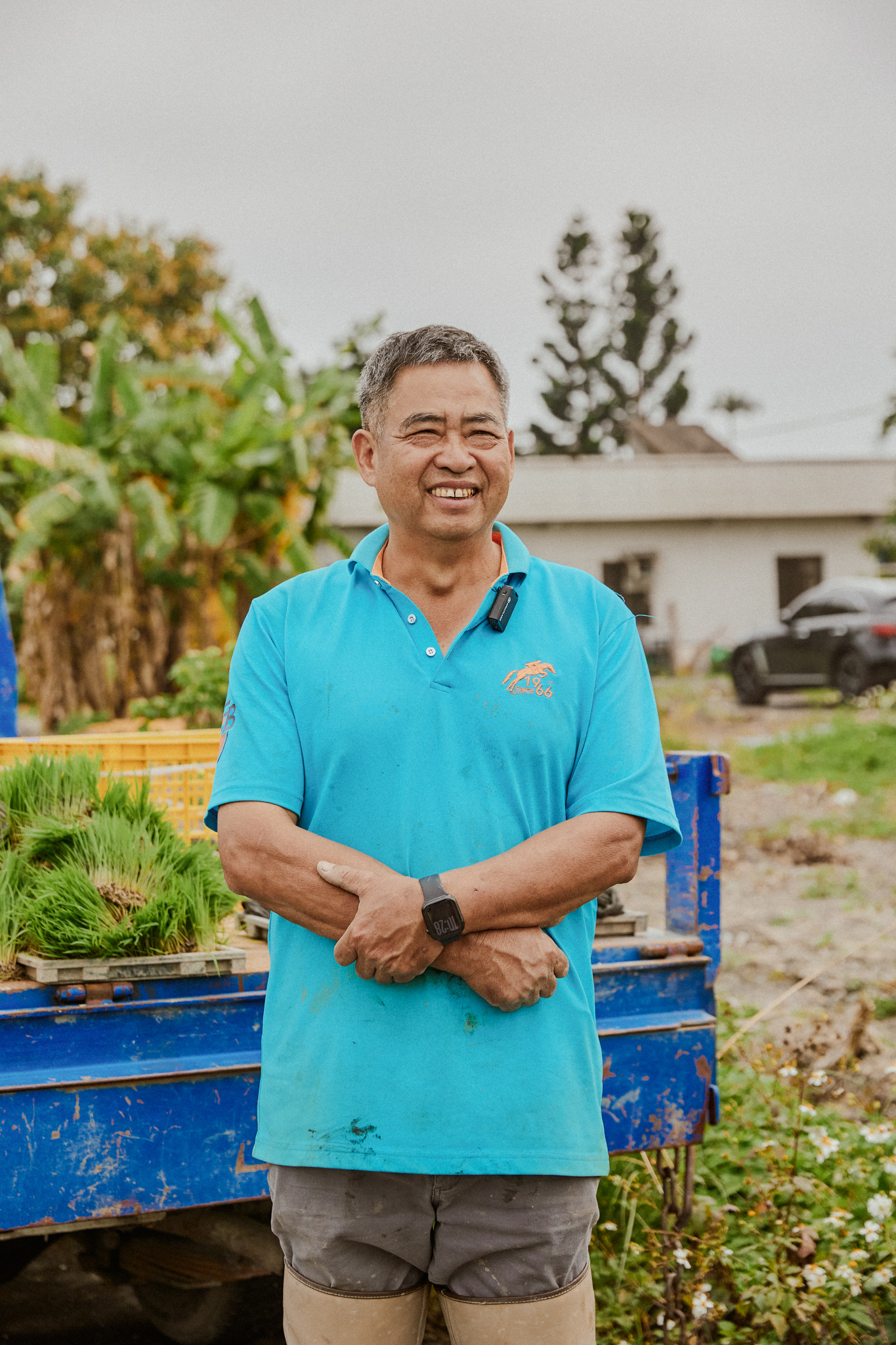 農友馬啟亮，超過35年的水稻種植經驗，專業又讓人安心