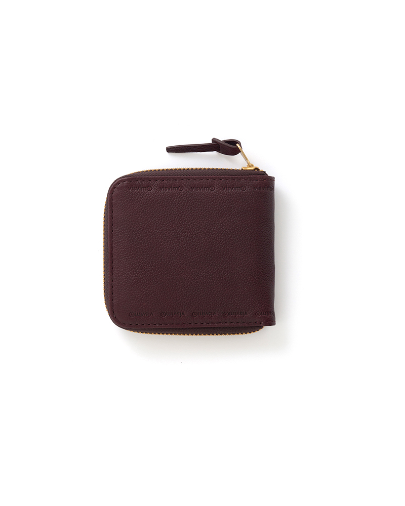 LAST PCS: VISVIM LEATHER BI-FOLD *KANGAROO 袋鼠皮 - BURGUNDY PRE ORDER ITEM (預訂中)