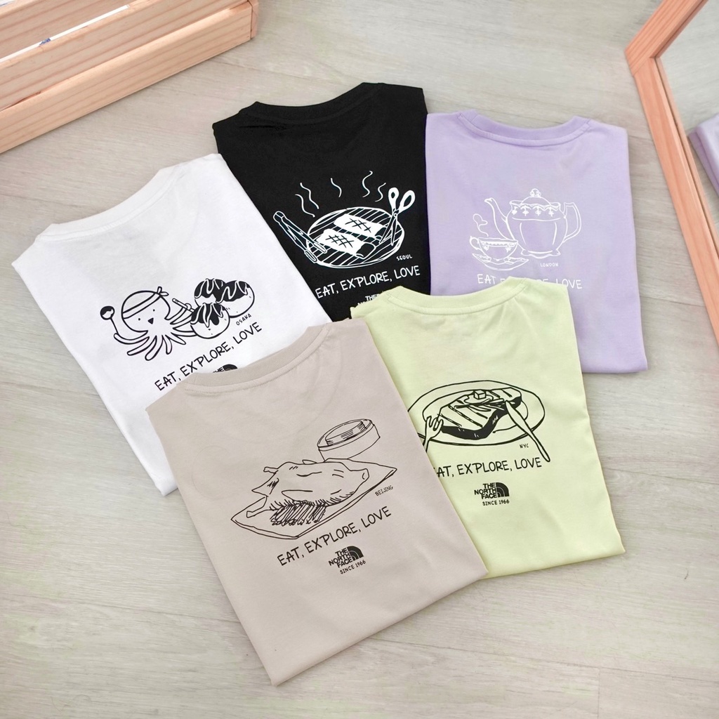 北臉 國家The north face食物短T 旅行者短T NT7UN18A