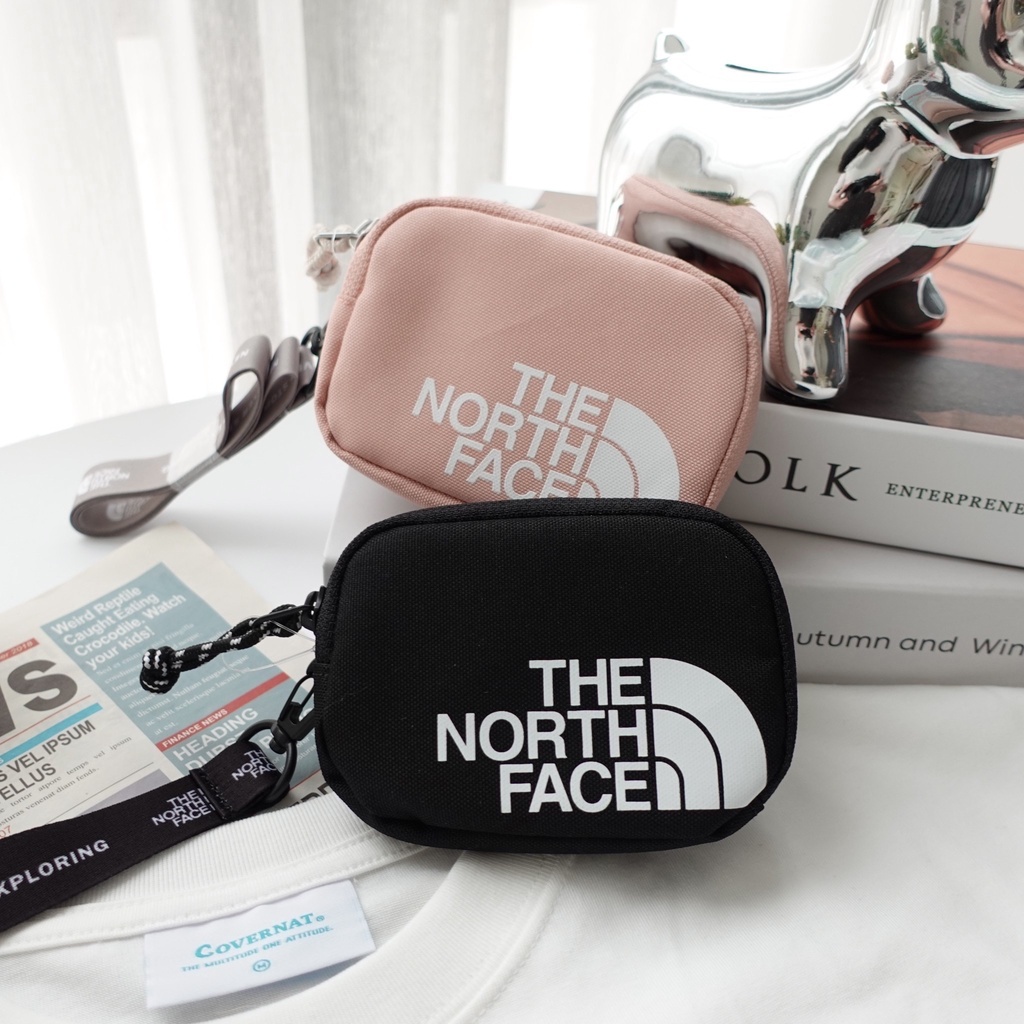 the north face小包 北臉 脖掛包 頸掛包 外出小包 小方包 卡片包 零錢包 大LOGO