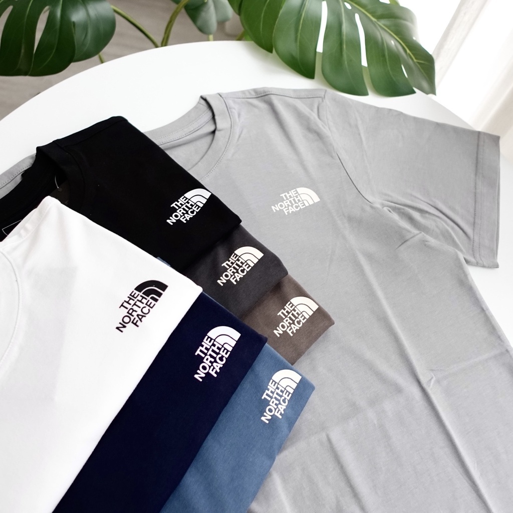 The north face短T 北臉短袖 素t 正背面LOGO NT7UN04I