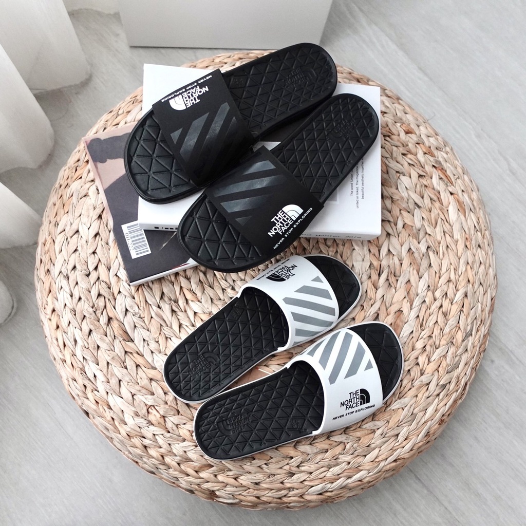 【KT USA】The North Face 北臉拖鞋 經典小標 拖鞋 室外拖 室內拖 輕量 黑白款