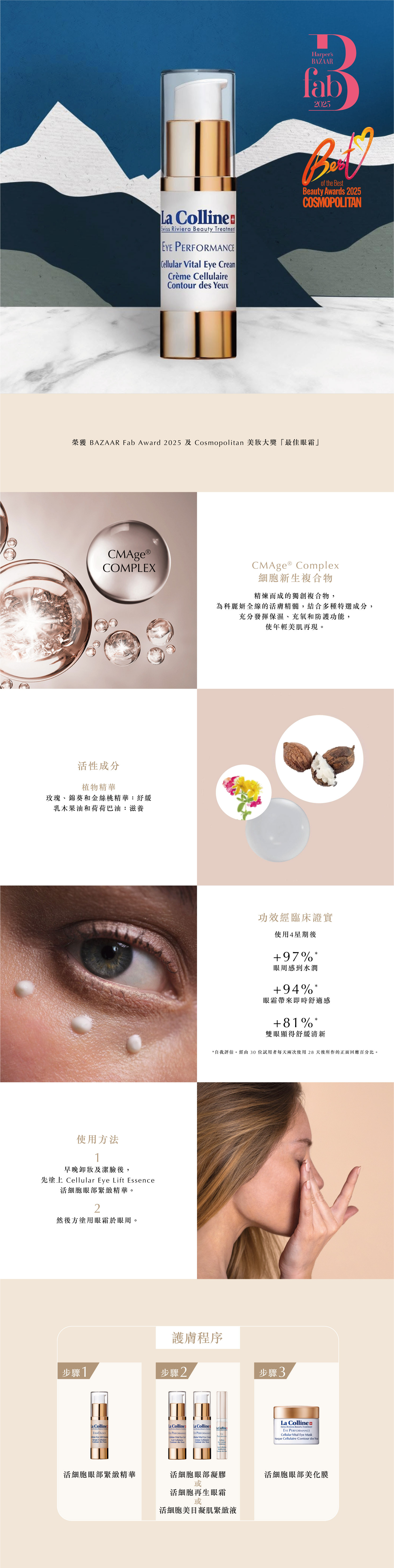 活細胞再生眼霜15ml | 亮目延采系列