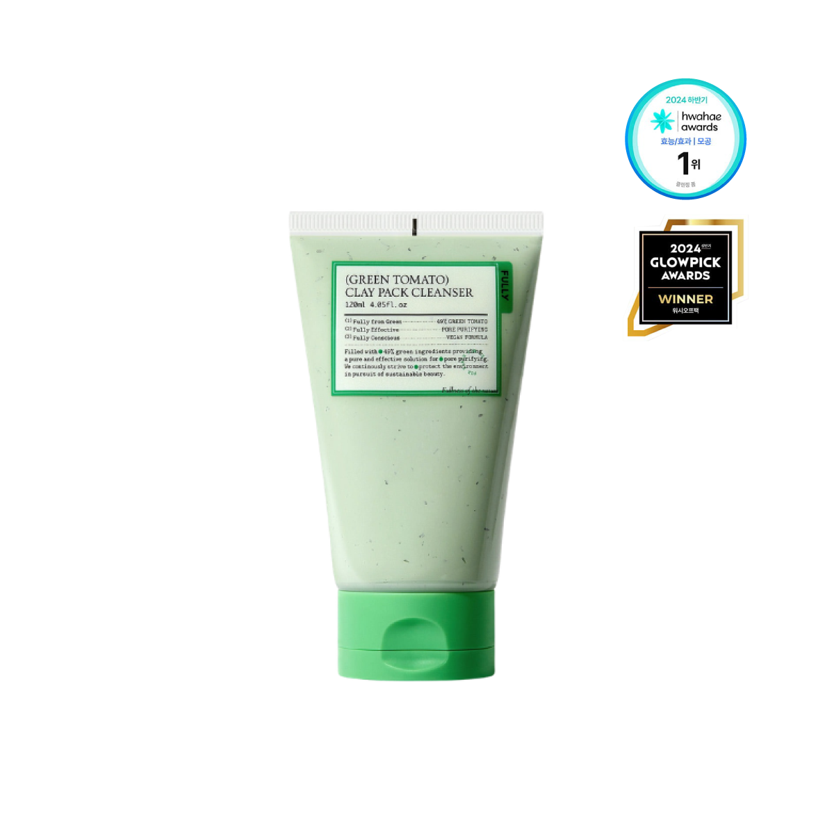 FULLY  潔膚泥膜 綠番茄120ml