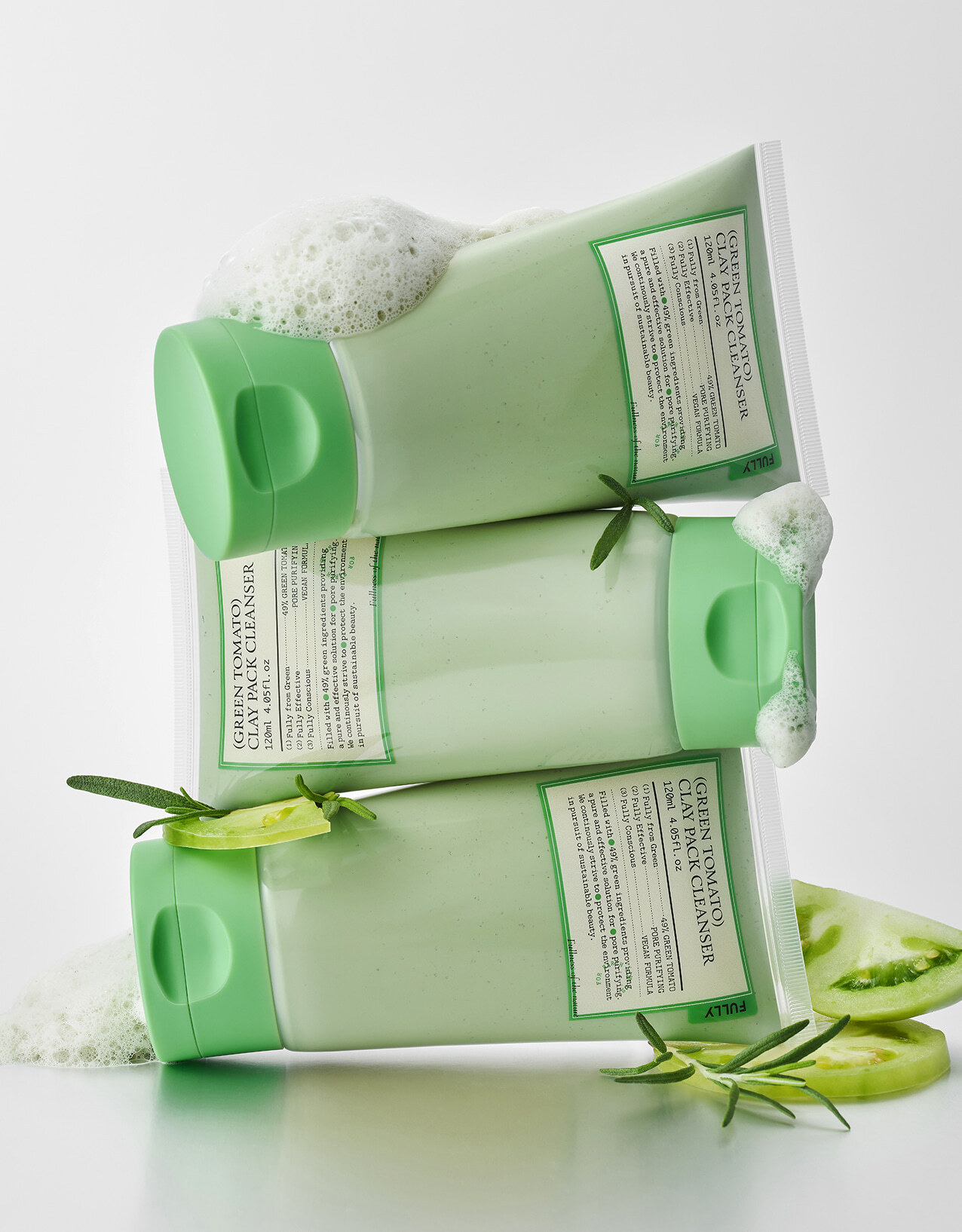 FULLY  潔膚泥膜 綠番茄120ml