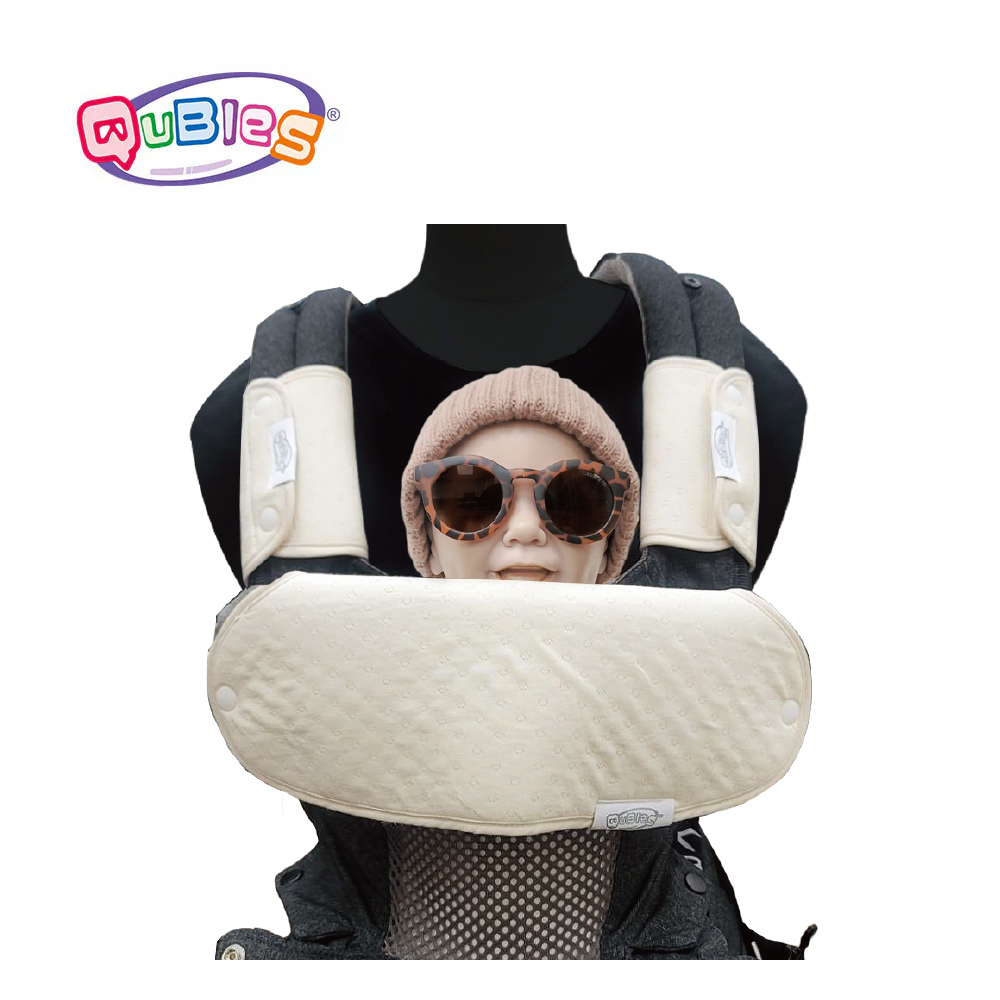 Qubies 通用型揹帶口水巾配件 (頭枕口水巾款 / 肩帶口水巾款)