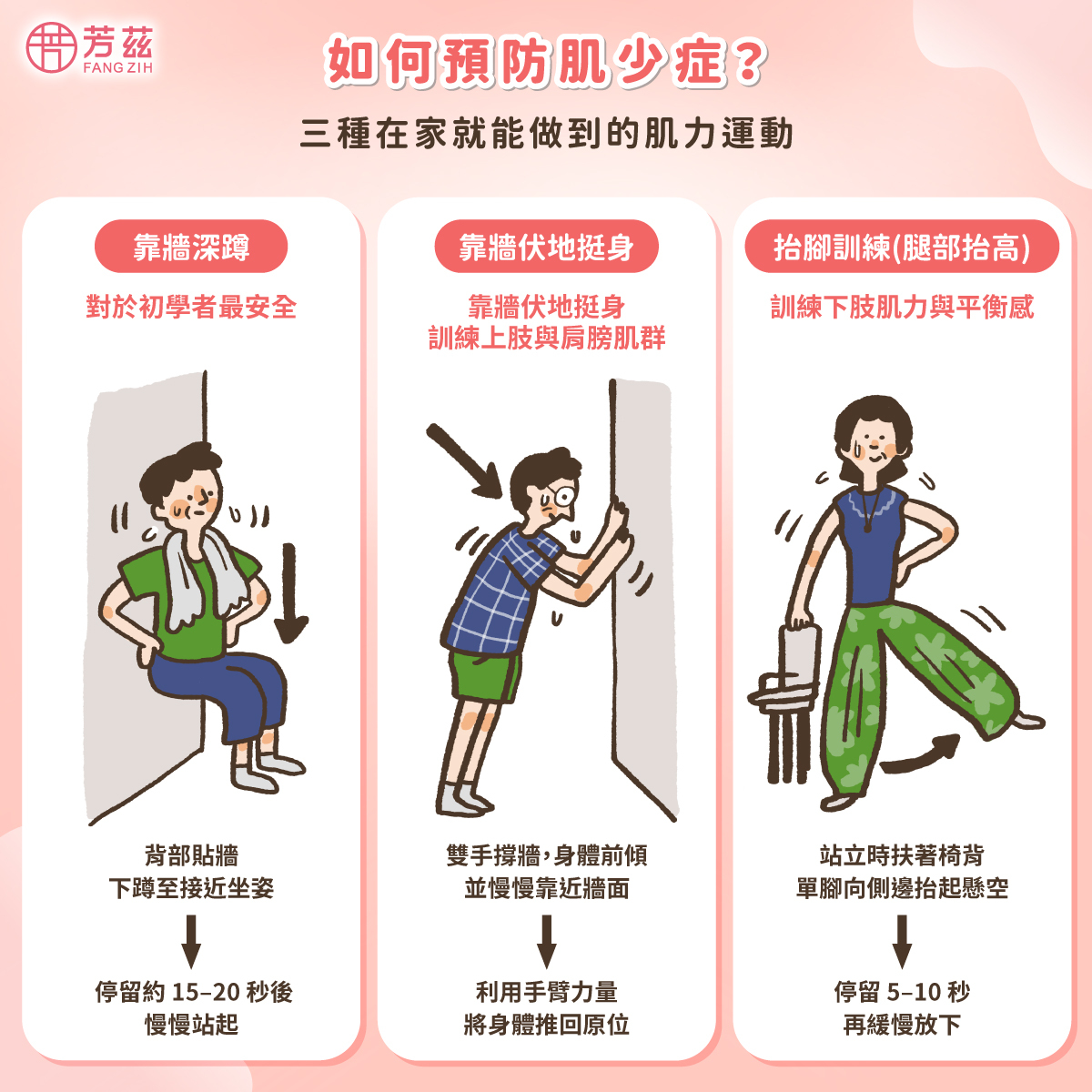 如何預防肌少症？肌肉需要「出力訓練」