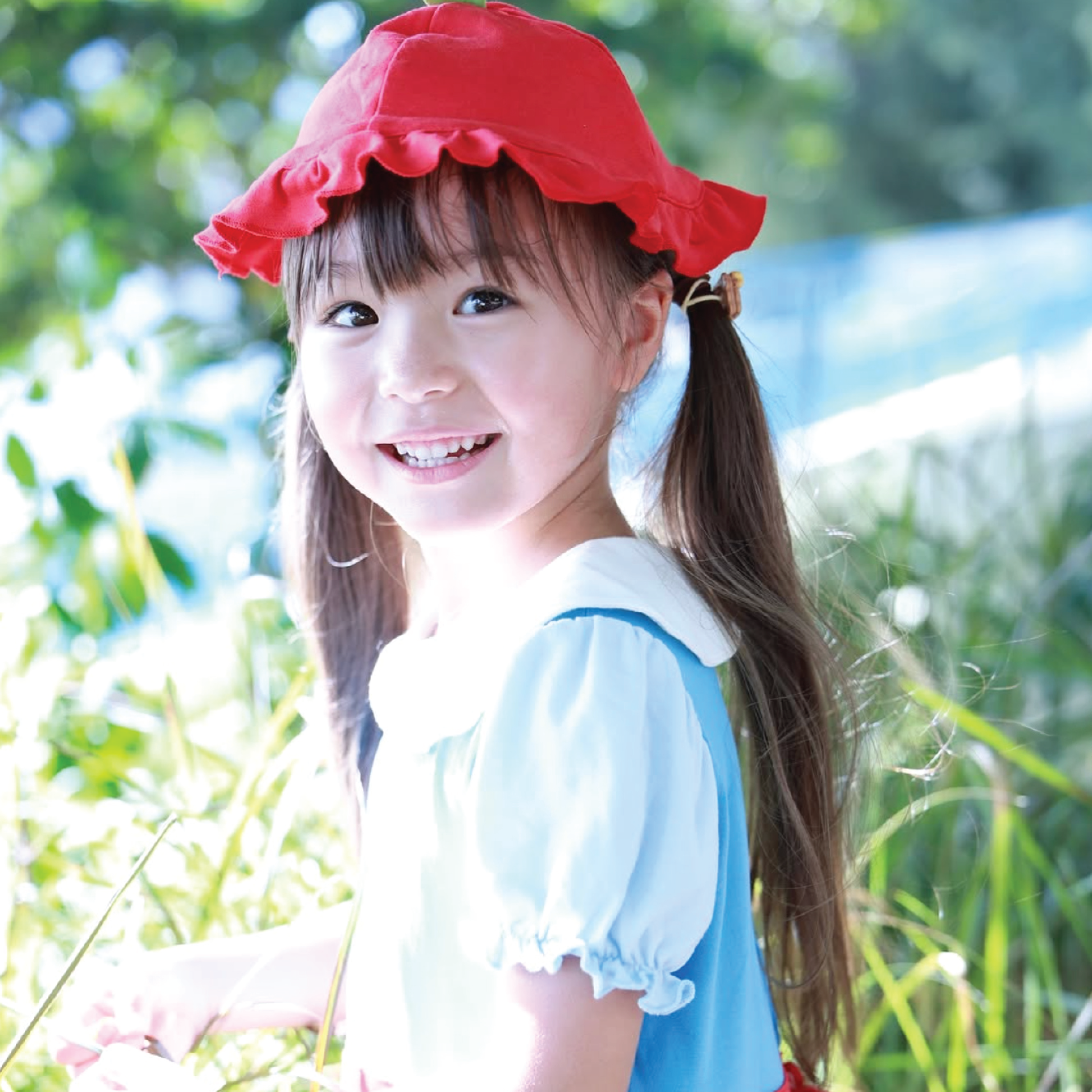 甜美蘋果公主造型連身紗裙連兩用蝴蝶結髮帶