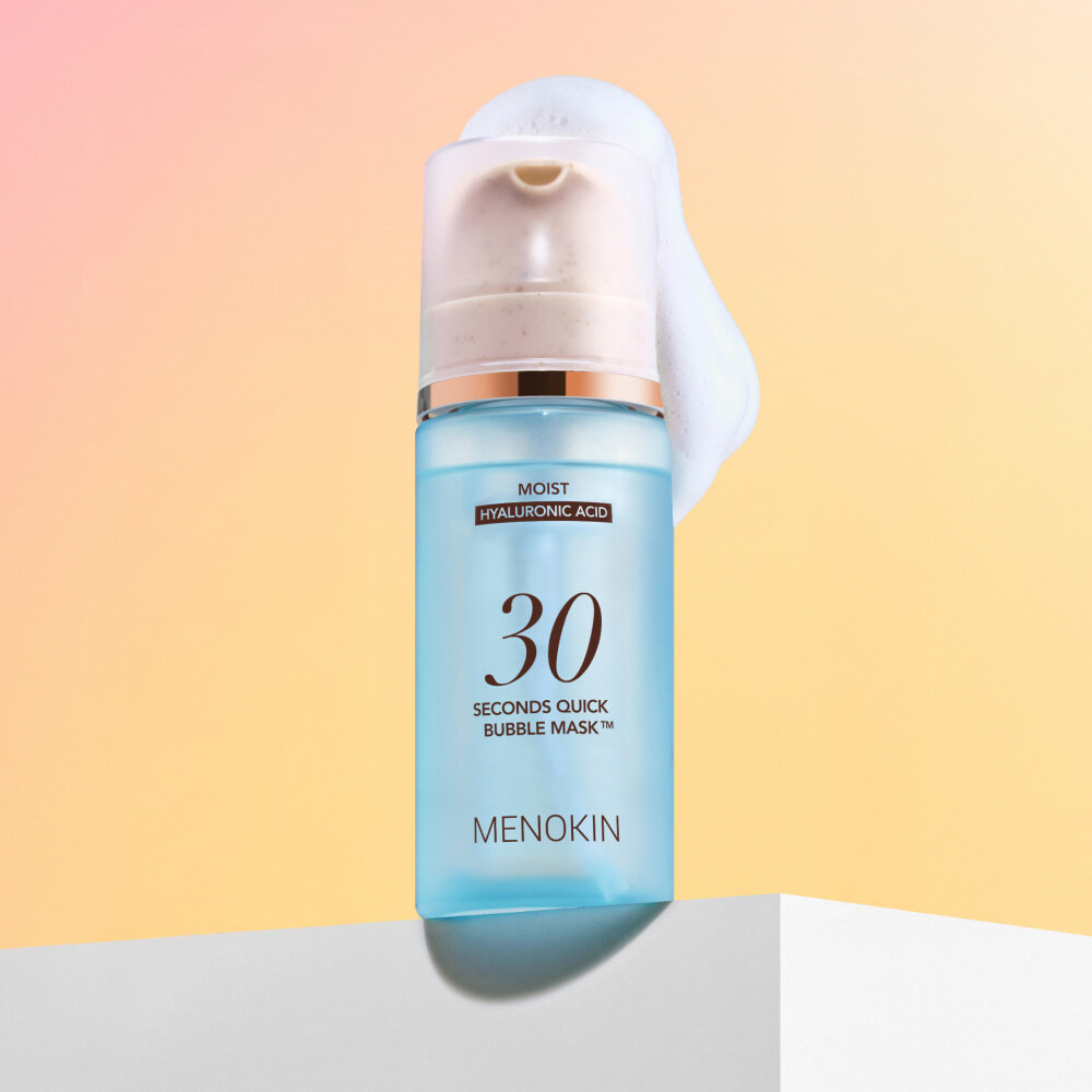 MENOKIN 30秒快速泡沫面膜 藍_MOIST#深層保濕