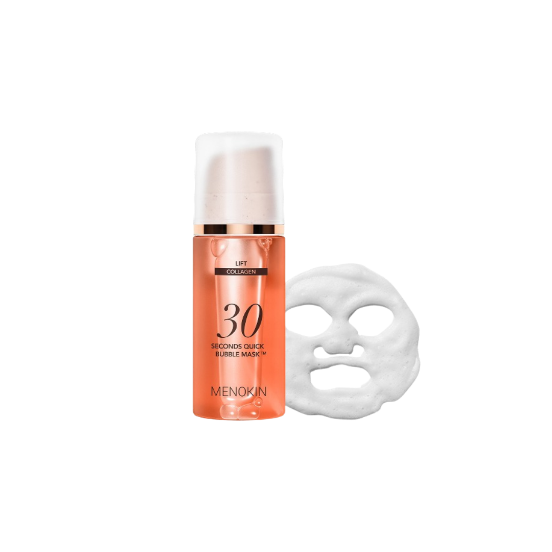 MENOKIN 30秒快速泡沫面膜 橘_LIFT# 緊緻彈力