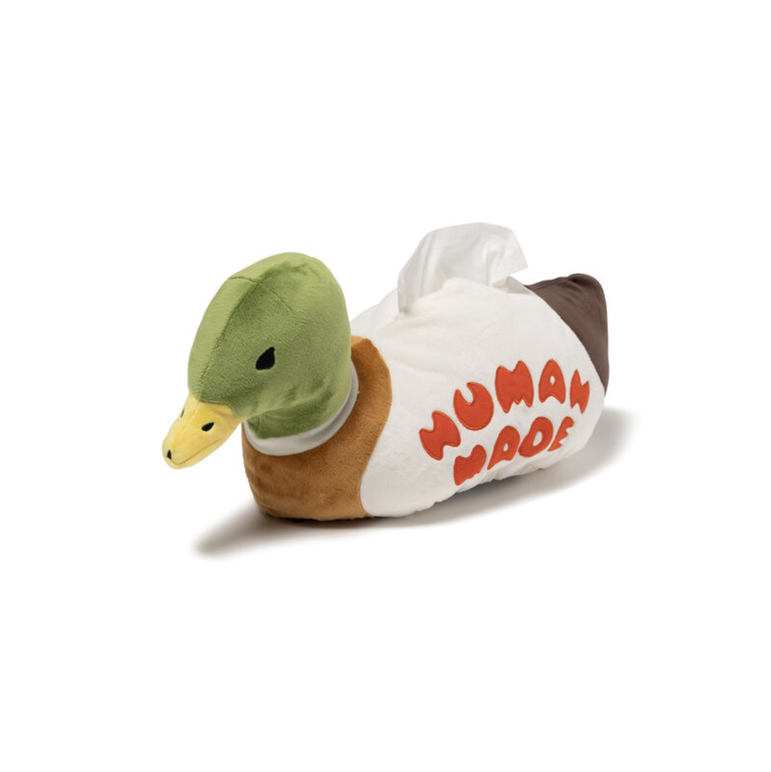 -(B024)-HUMAN MADE DUCK PLUSH DOLL TISSUE CASE 軟綿綿 鴨子 面紙套 -HM29GD150