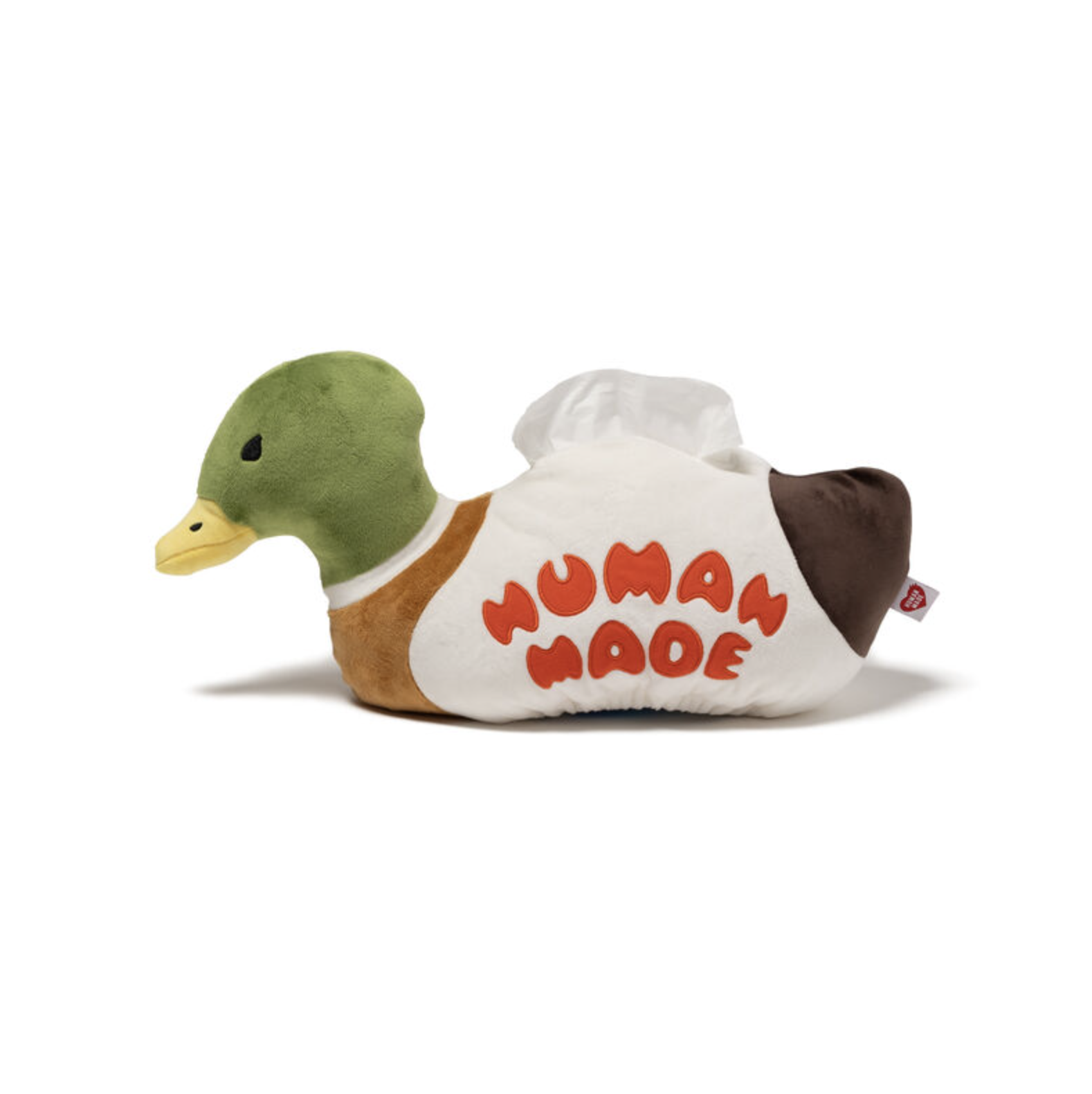 -(B024)-HUMAN MADE DUCK PLUSH DOLL TISSUE CASE 軟綿綿 鴨子 面紙套 -HM29GD150