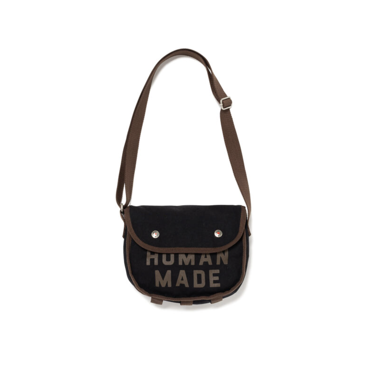 HUMAN MADE SHOULDER BAG 肩背包 黑色/卡其-HM31GD046