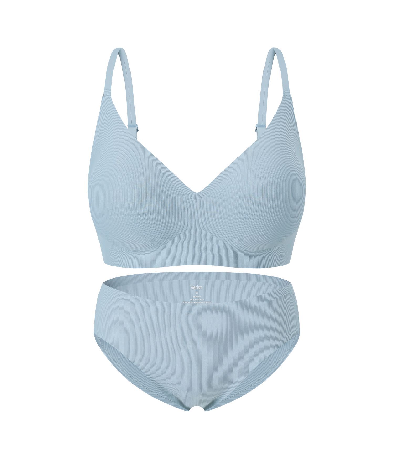VERISH 涼感塑型無鋼圈胸罩 + 內褲 套組