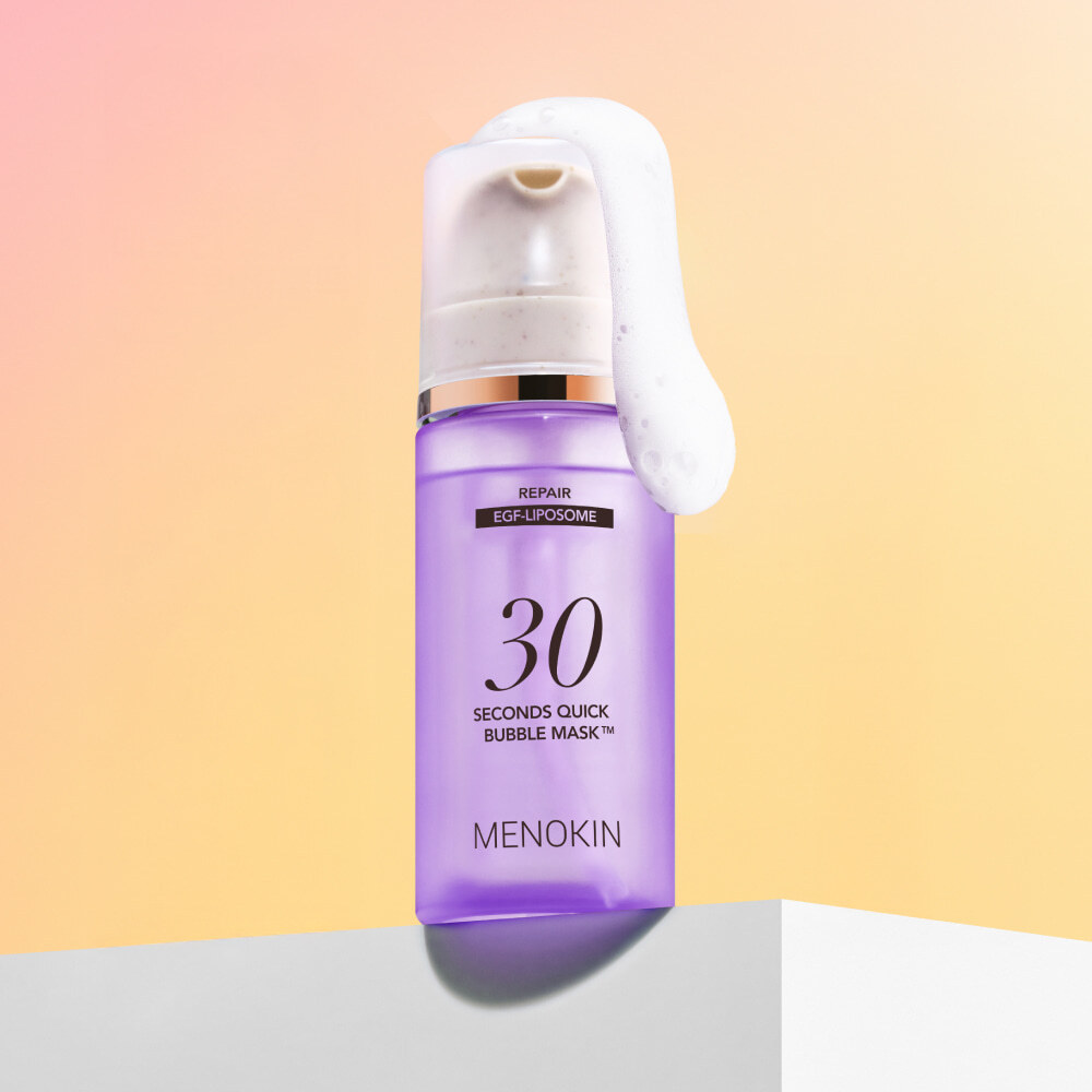 MENOKIN 30秒快速泡沫面膜 紫_REPAIR#肌底修護