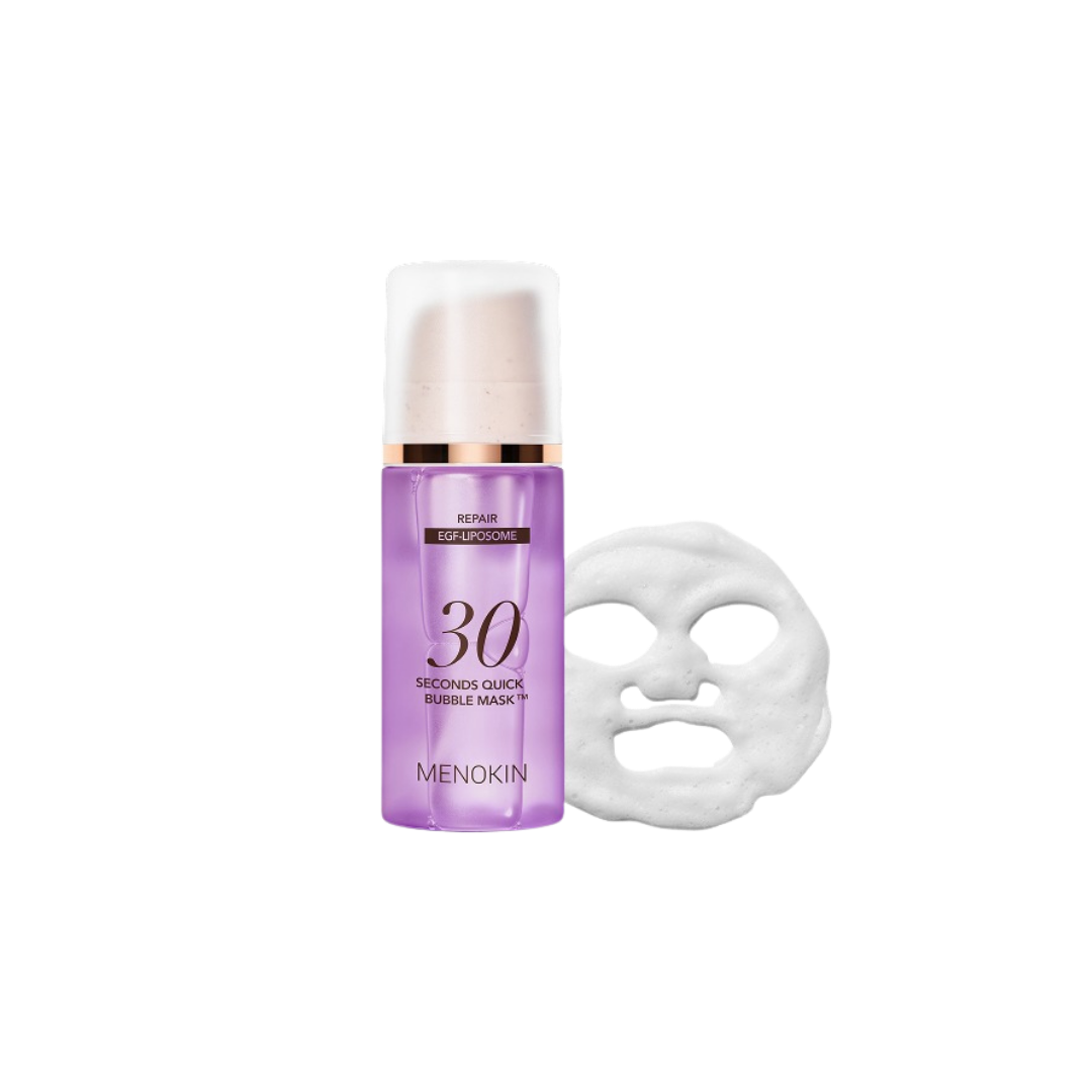 MENOKIN 30秒快速泡沫面膜 紫_REPAIR#肌底修護