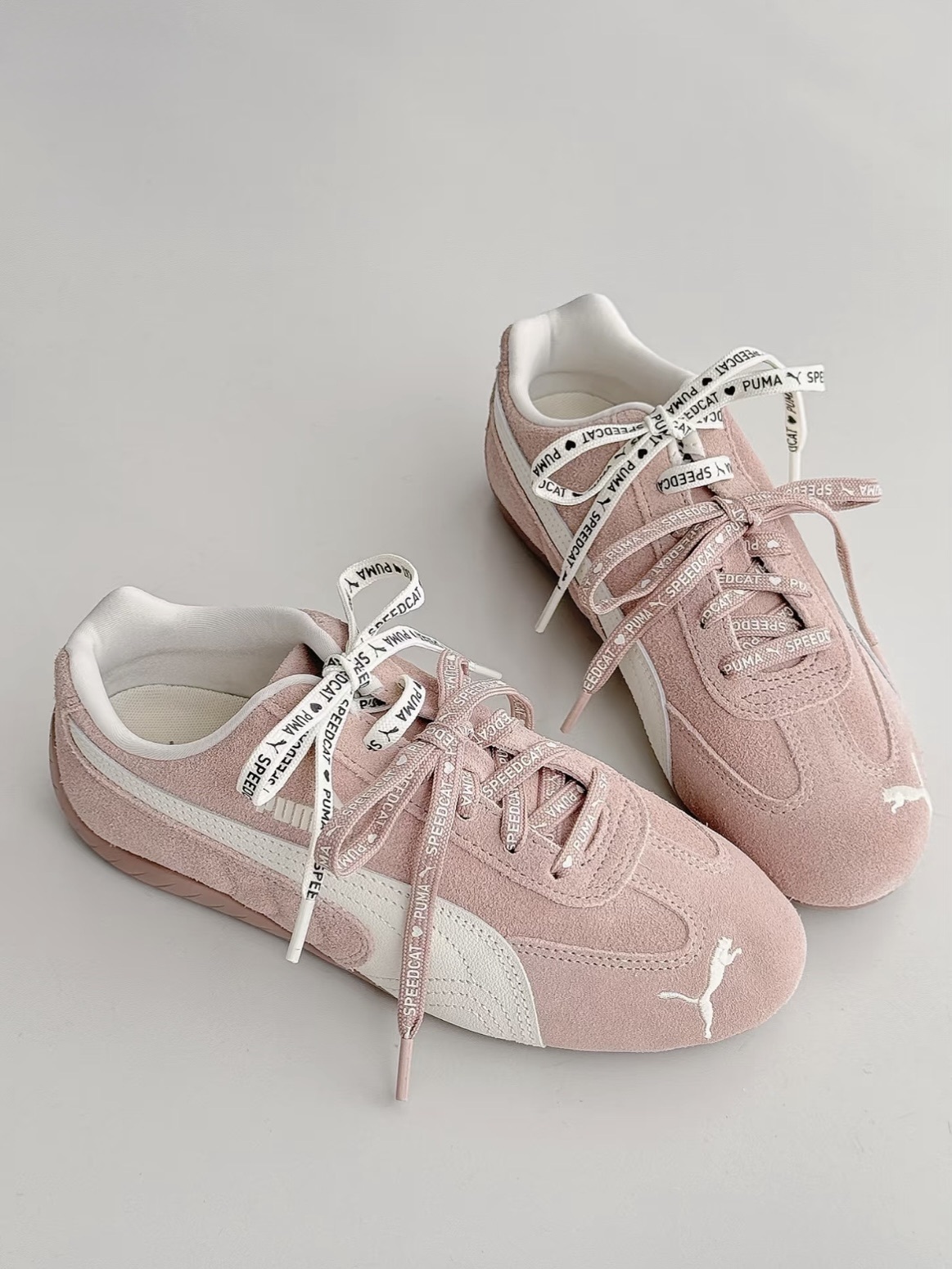 Puma Speedcat Duo Lace  雙鞋帶  麂皮 賽車鞋 柔霧粉