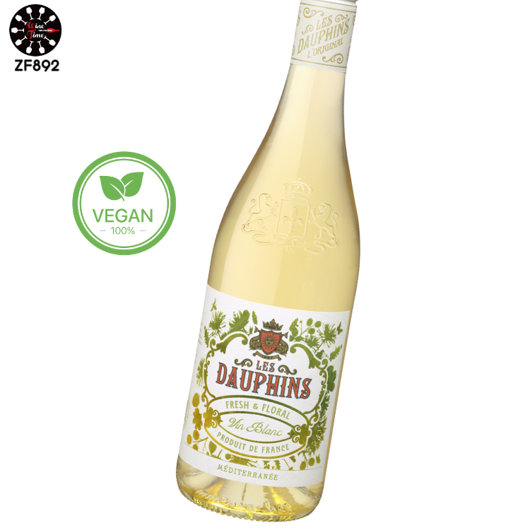 Les Dauphins IGP mediterranee Cotes du Rhone Blanc 2024