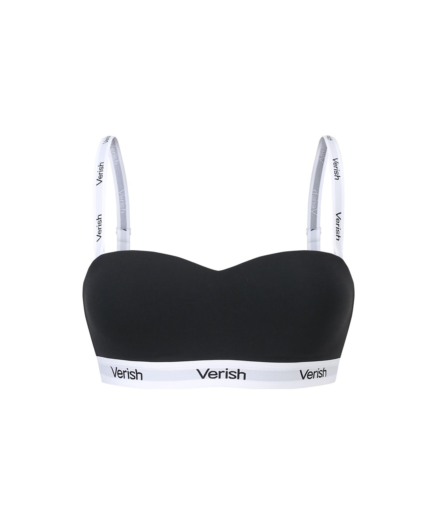 VERISH 棉質露肩Logo上衣