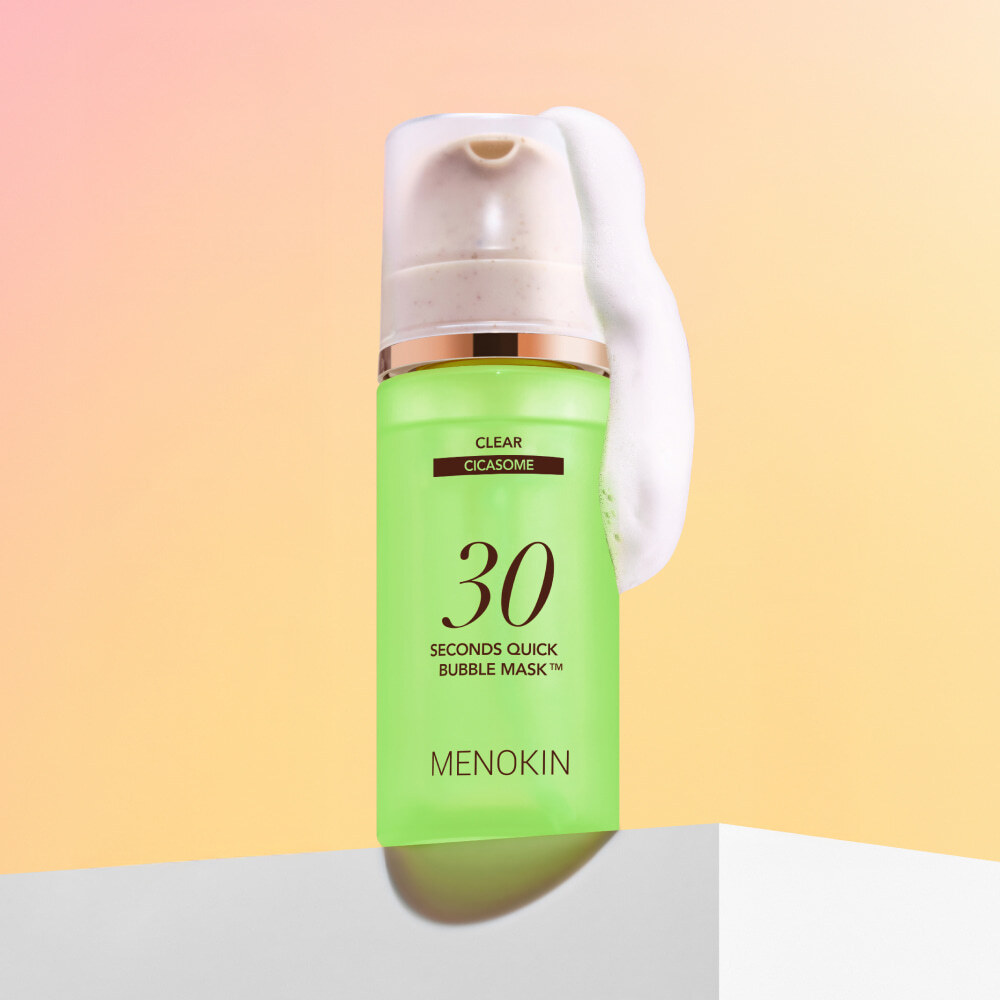 MENOKIN 30秒快速泡沫面膜 綠_CLEAR#舒緩健康