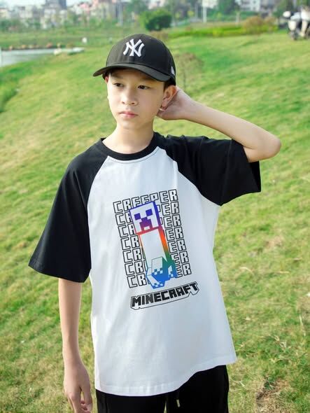 日系麥塊苦力怕撞袖系列