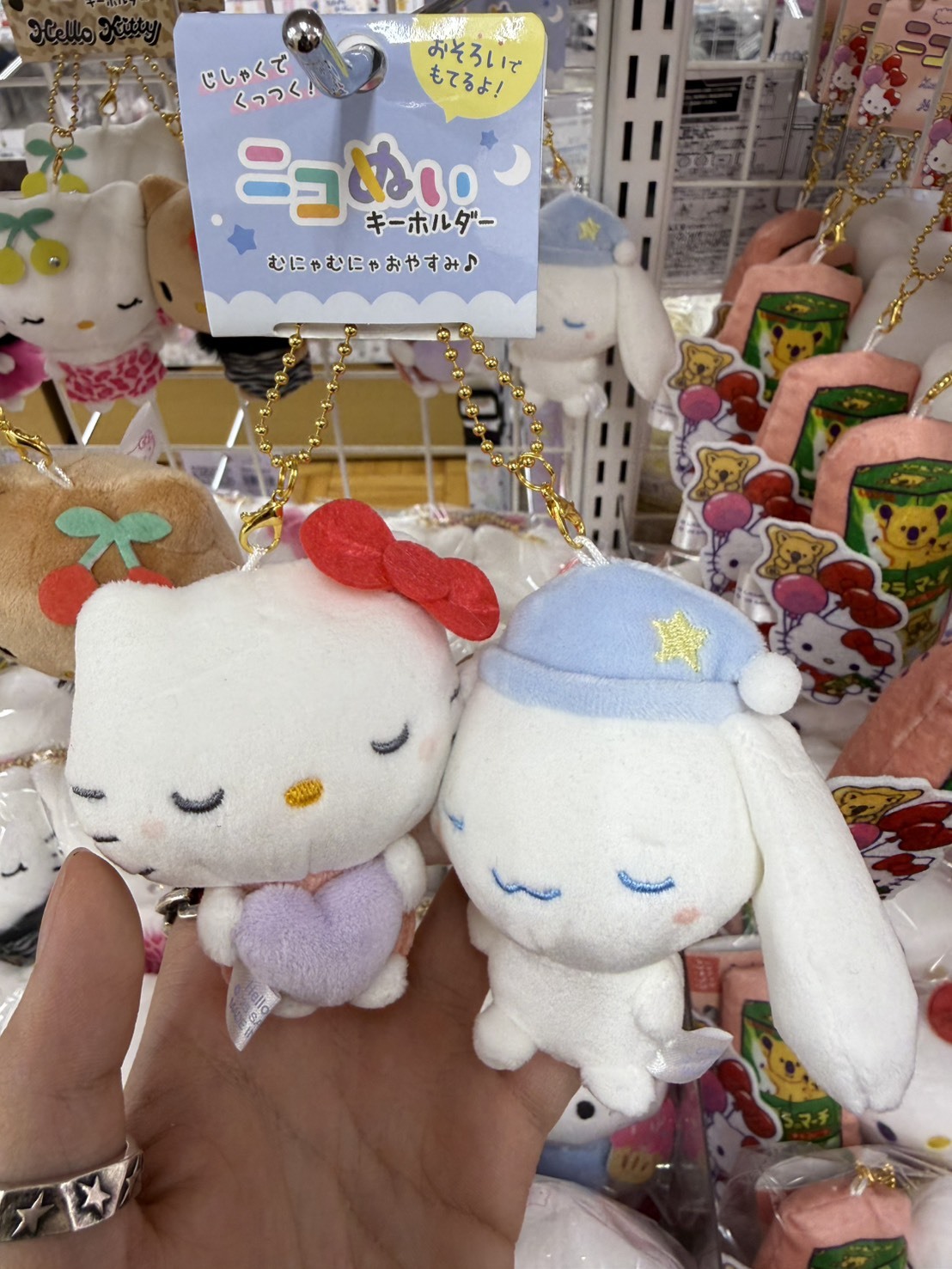【日本連線】SANRIO 三麗鷗 磁鐵貼貼臉 雙吊飾 7款 SANDU