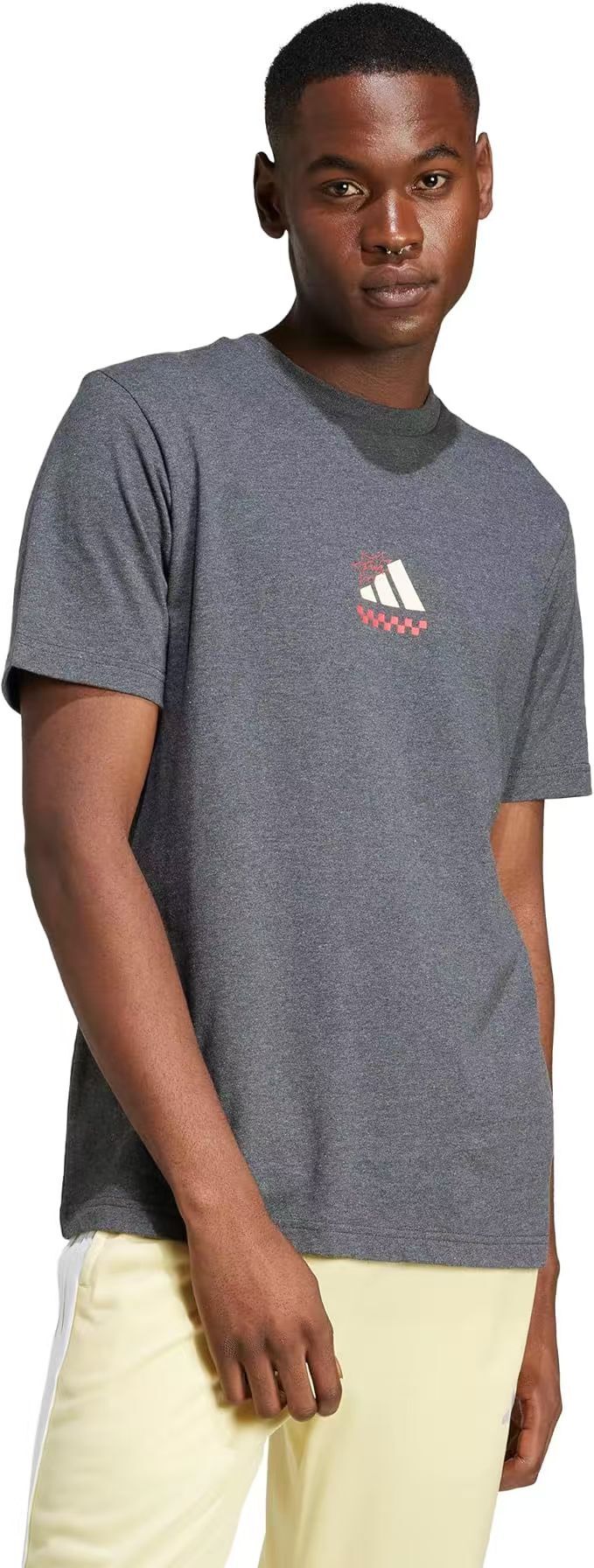 【預購】H042150 adidas  運動休閒比薩圖案短袖上衣