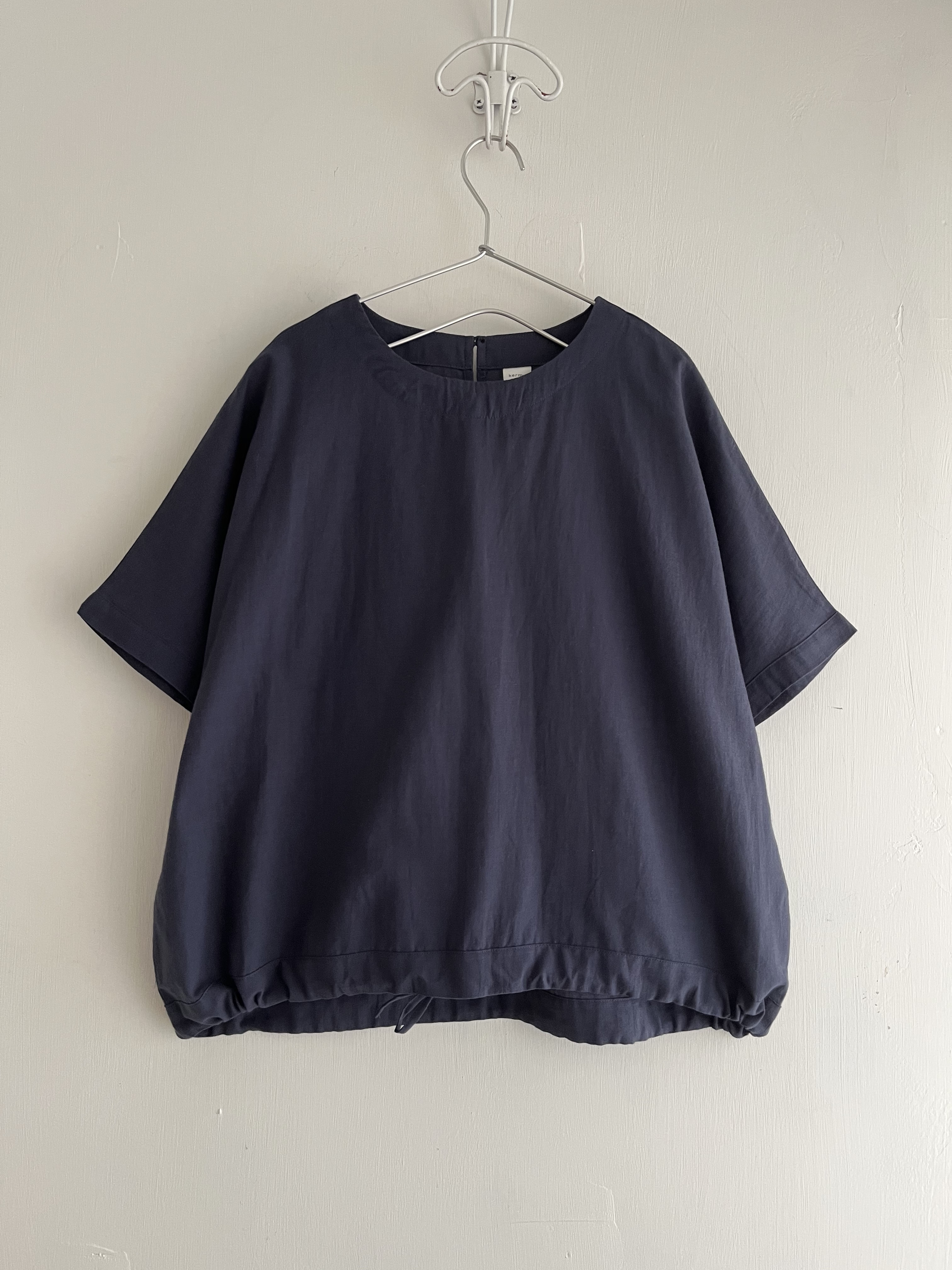 Kermu藍色圓領top