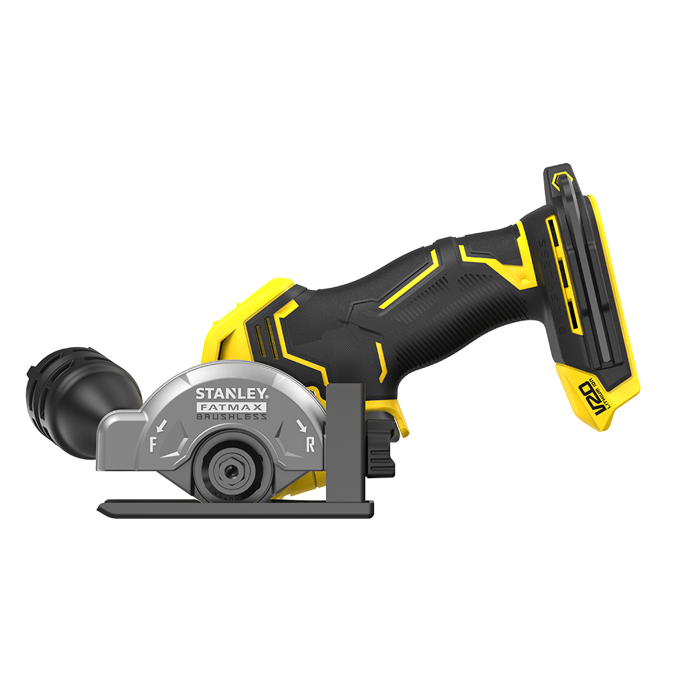 美國 史丹利 STANLEY｜20V 充電無碳刷角磨機 無刷充電式切割機 可調式 76mm｜空機 ST-SBT300