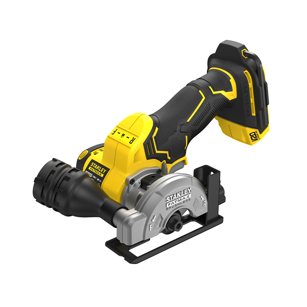 美國 史丹利 STANLEY｜20V 充電無碳刷角磨機 無刷充電式切割機 可調式 76mm｜空機 ST-SBT300