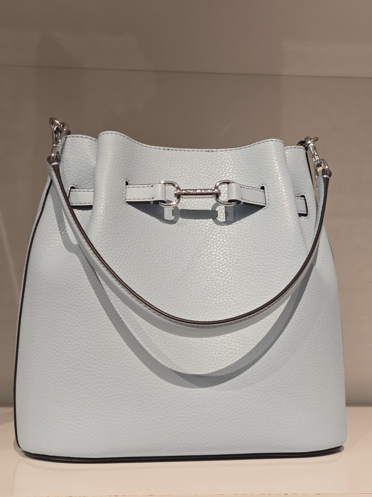 【預購】Michael Kors H042103 荔枝紋皮革水桶包