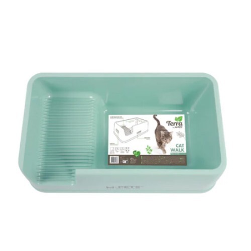 M-Pets 貓廁所 TERRA 84x48x25.5cm - 海洋綠