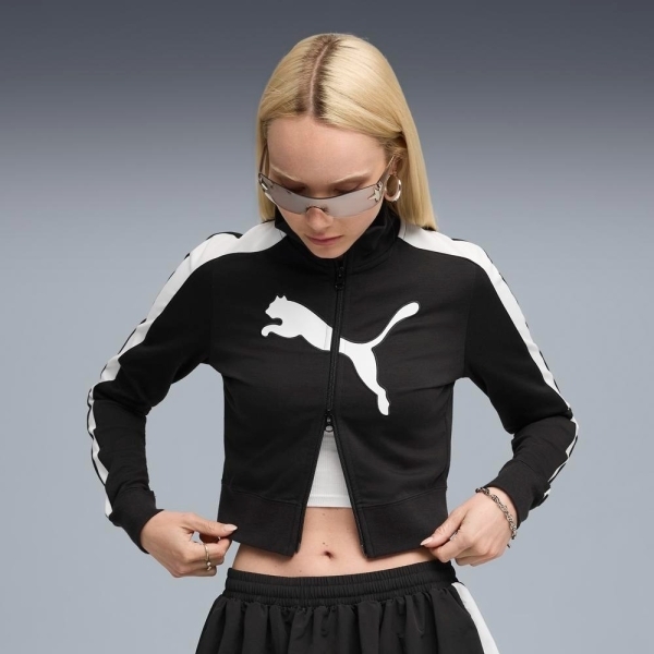 PUMA 外套 流行系列 FUTURE ARCHIVE 黑 LOGO 立領外套 女 63212301