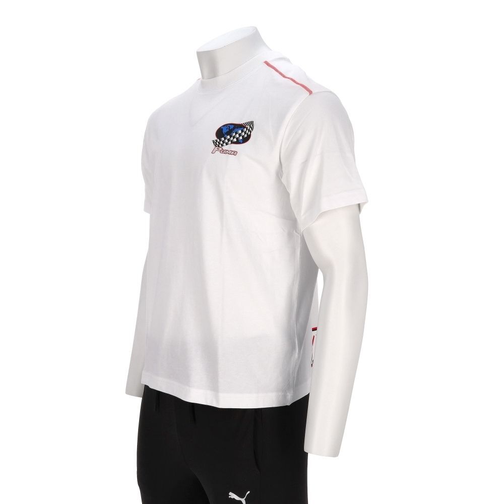 PUMA 短T 流行系列 MOTO 白色 短袖 T恤 中性 63307702