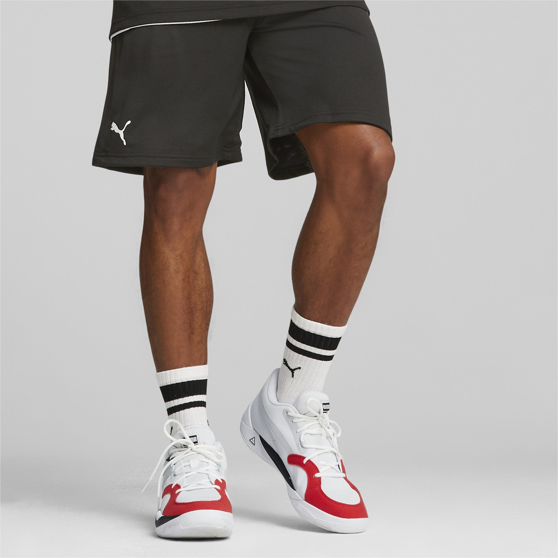 PUMA 短褲 籃球系列 TEAM 黑 運動褲 男 67664101