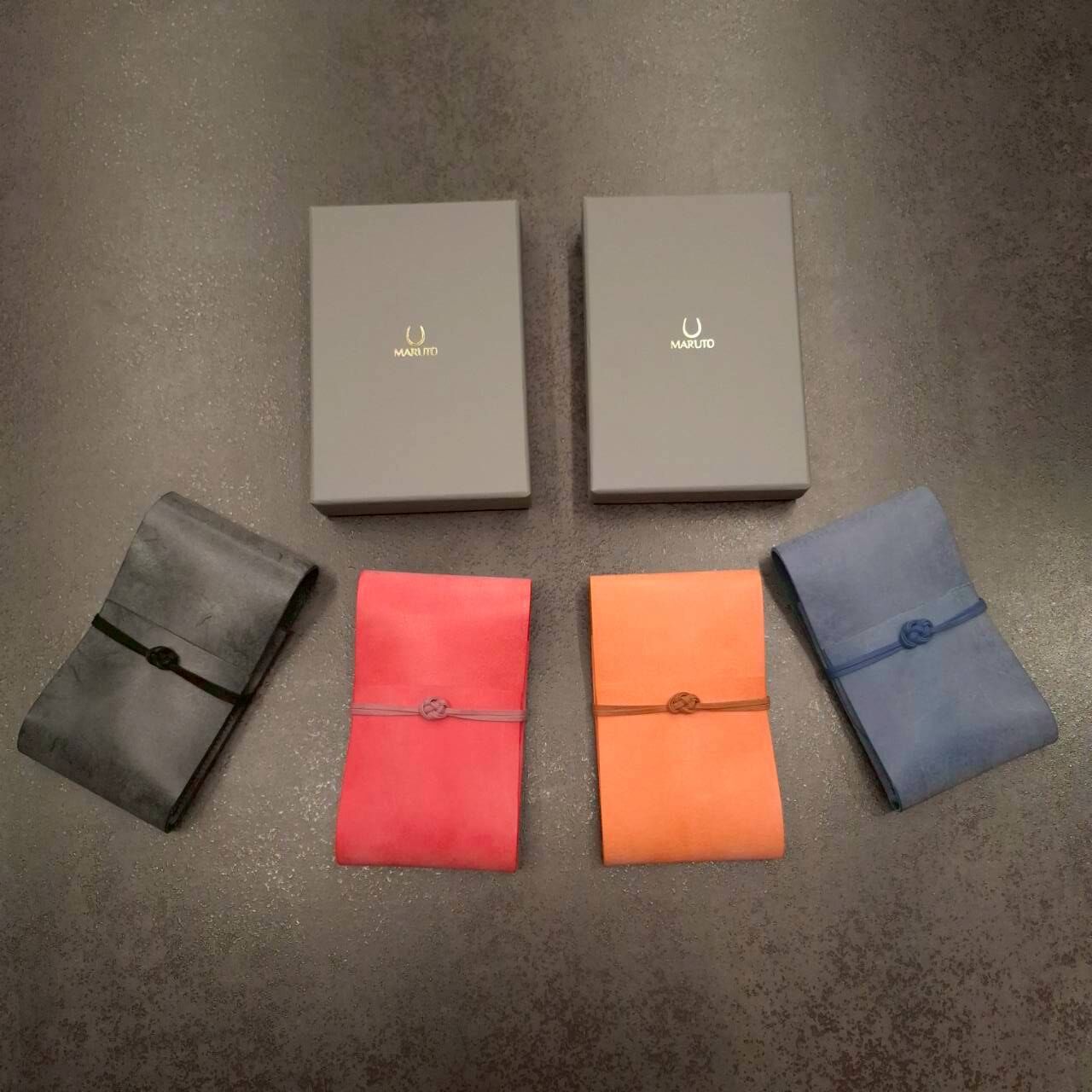 MARUTO 結｜祝儀收納皮套（靛藍）