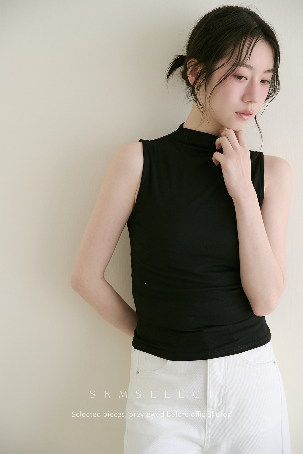 R.莫代爾微立領背心-4色