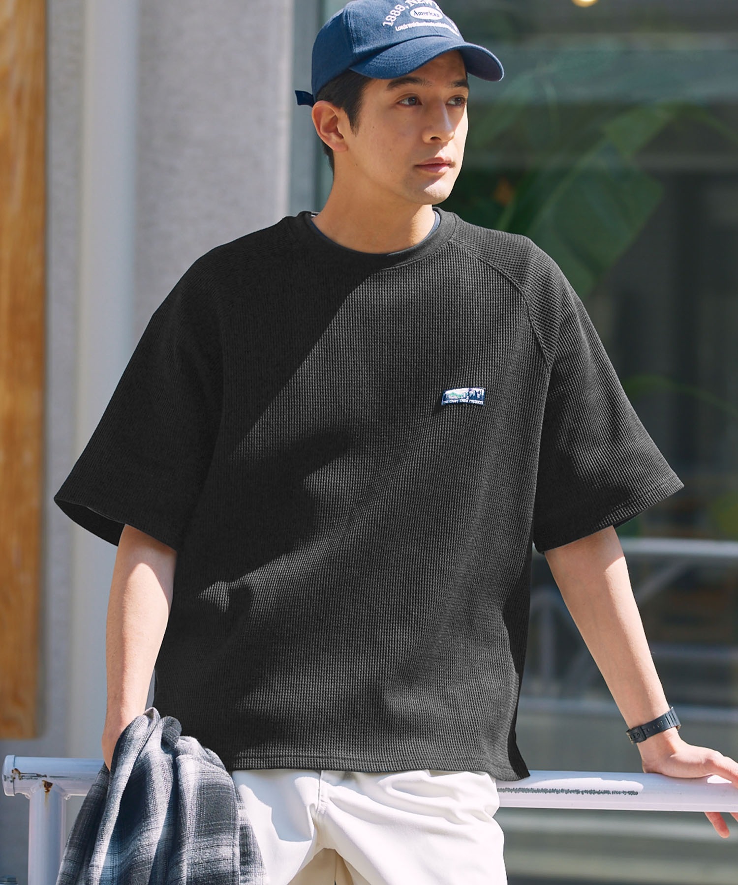 #代購 THE CRAFT CREW PRODUCTS UNNOTICE系列 重磅華夫格 抗菌 防臭 抗UV 可機洗 機能插肩袖短踢 八色