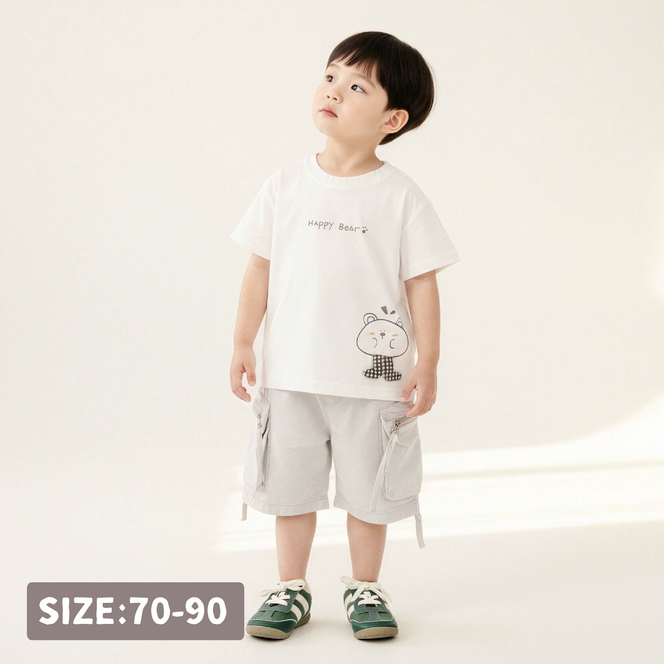 快樂包子熊立體腳丫上衣 (H60039)