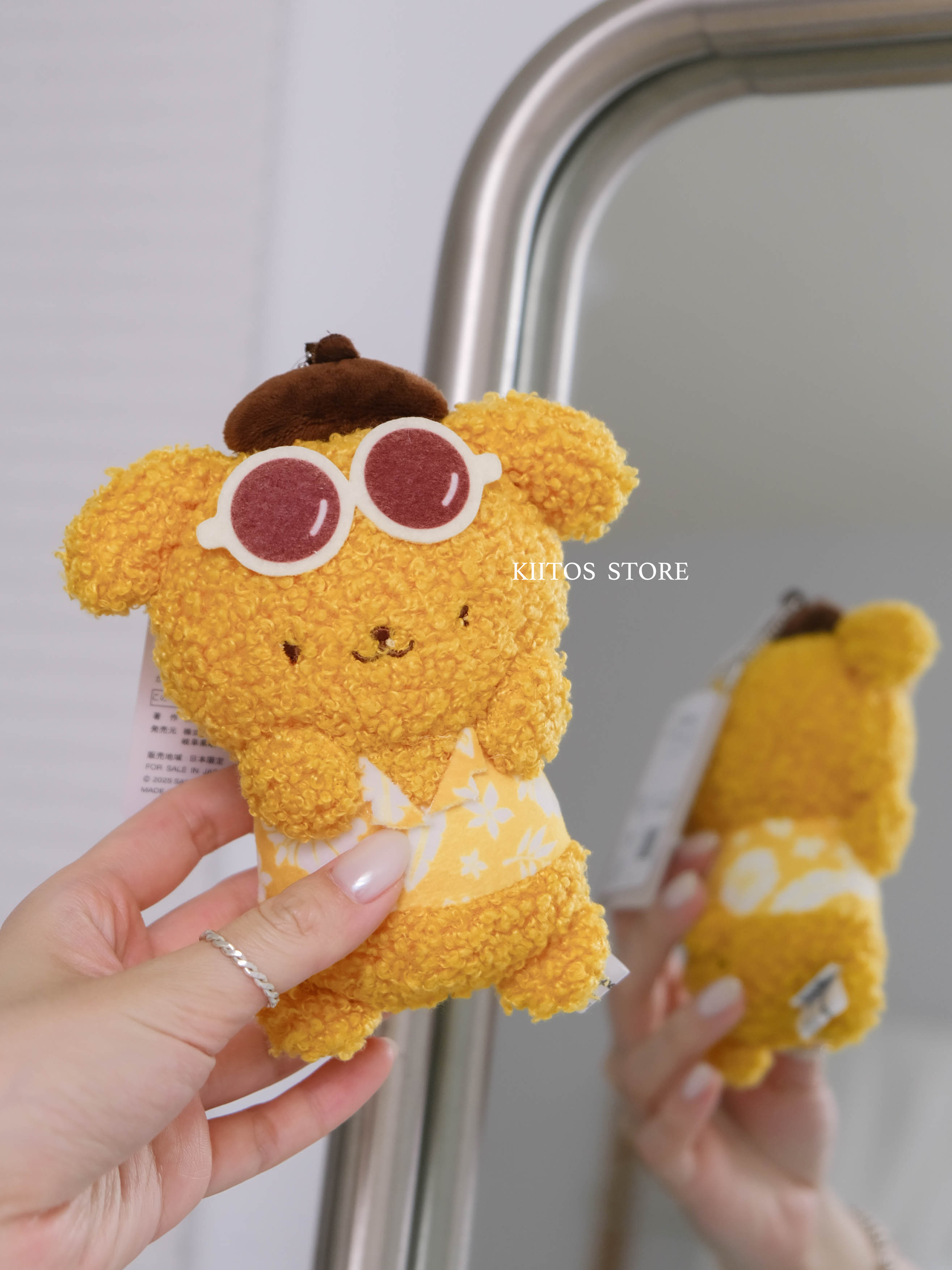 【現貨】SANRIO X AS KNOW AS PLUS 聯名 日本限定 三麗鷗 蓬鬆 捲毛 海邊系列 吊飾 布丁狗