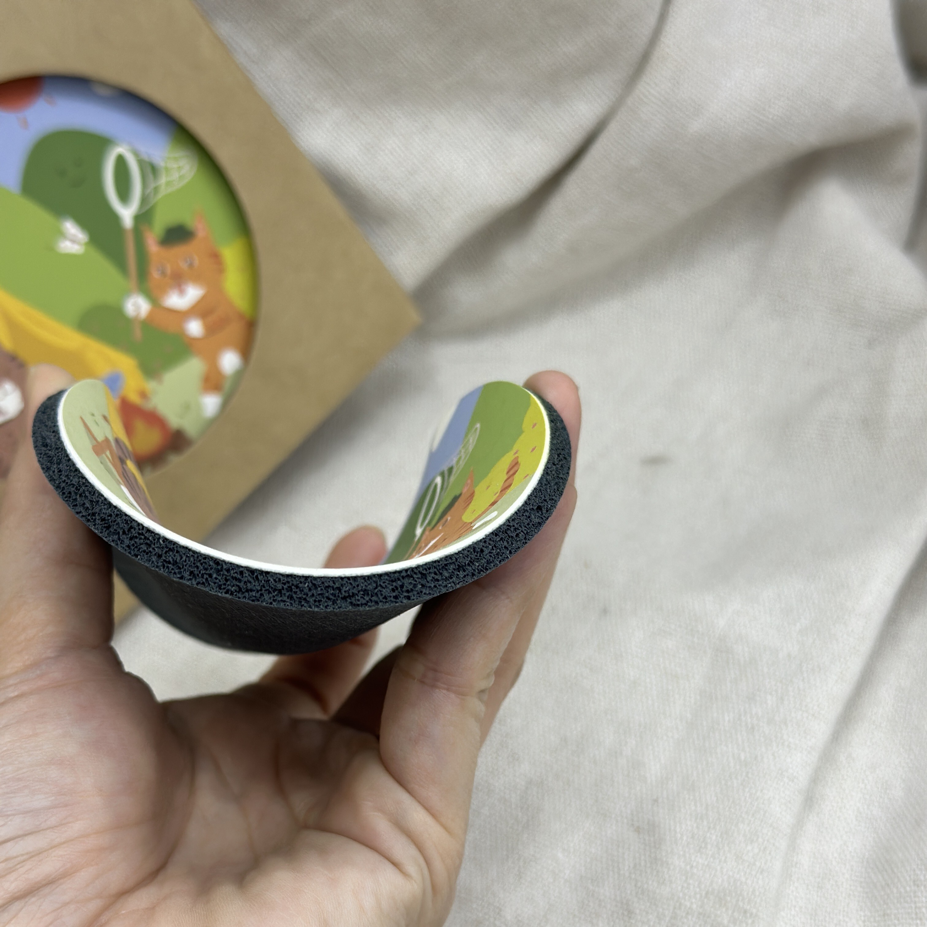 芭娜娜小夥伴 軟式珪藻土吸水杯墊  台灣生產製造