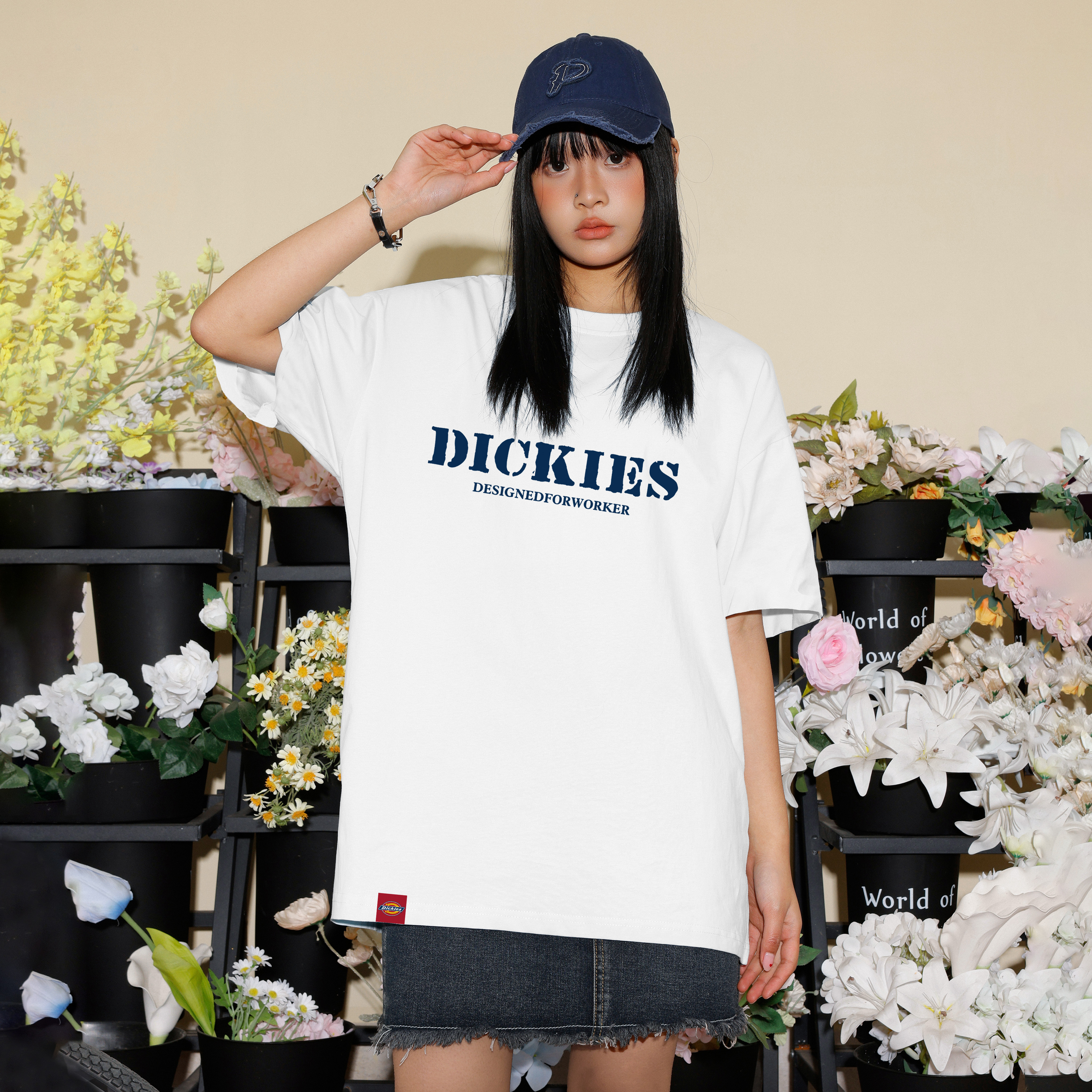 預購 Dickies 320g 純棉 簽名 舊報紙字母 短踢