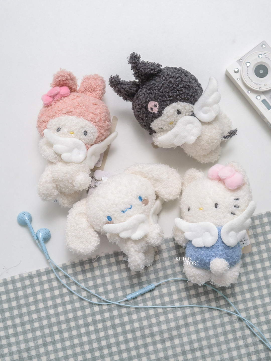 【現貨】SANRIO X AS KNOW AS PLUS 聯名 日本限定 三麗鷗 蓬鬆 捲毛 天使系列 吊飾