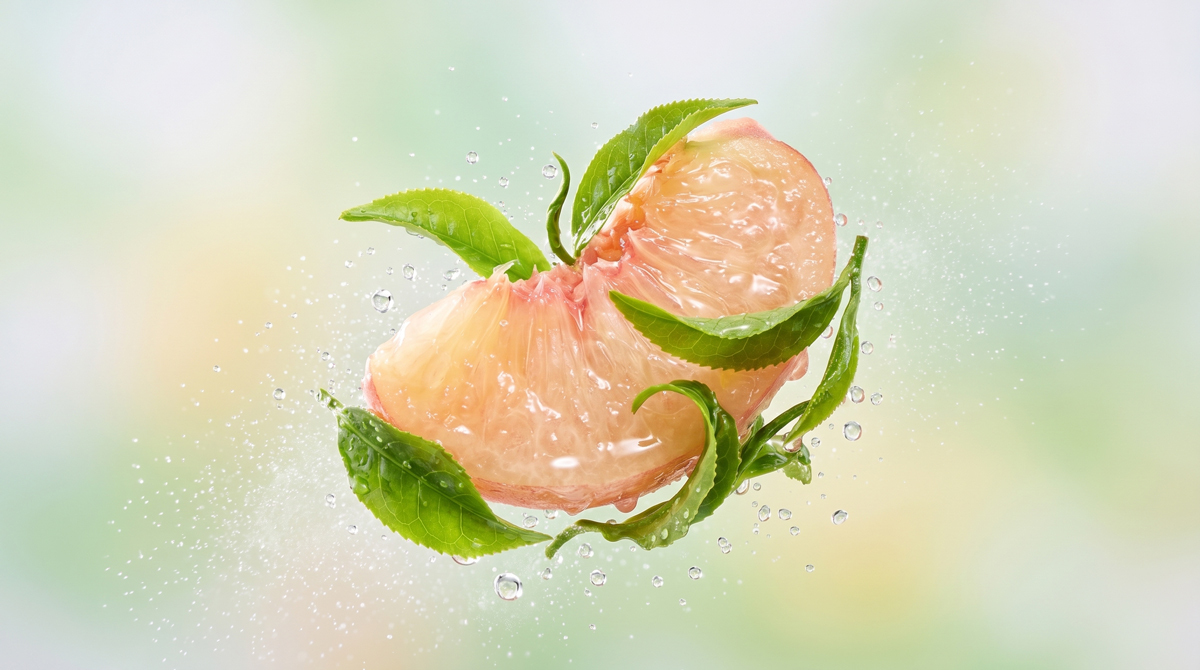 白桃烏龍綠茶基底風味呈現