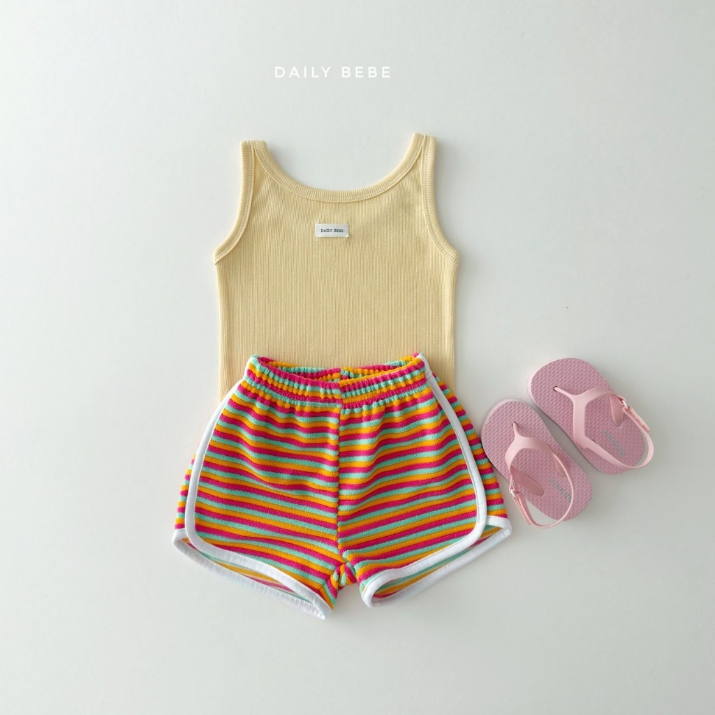 正韓夏Daily Bebe 四色軟糖色坦克背心