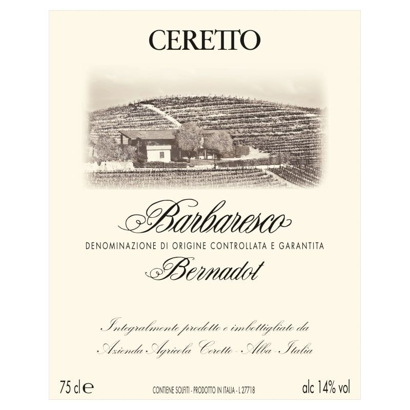 Ceretto Barbaresco Bernardot 2020 (RP94)