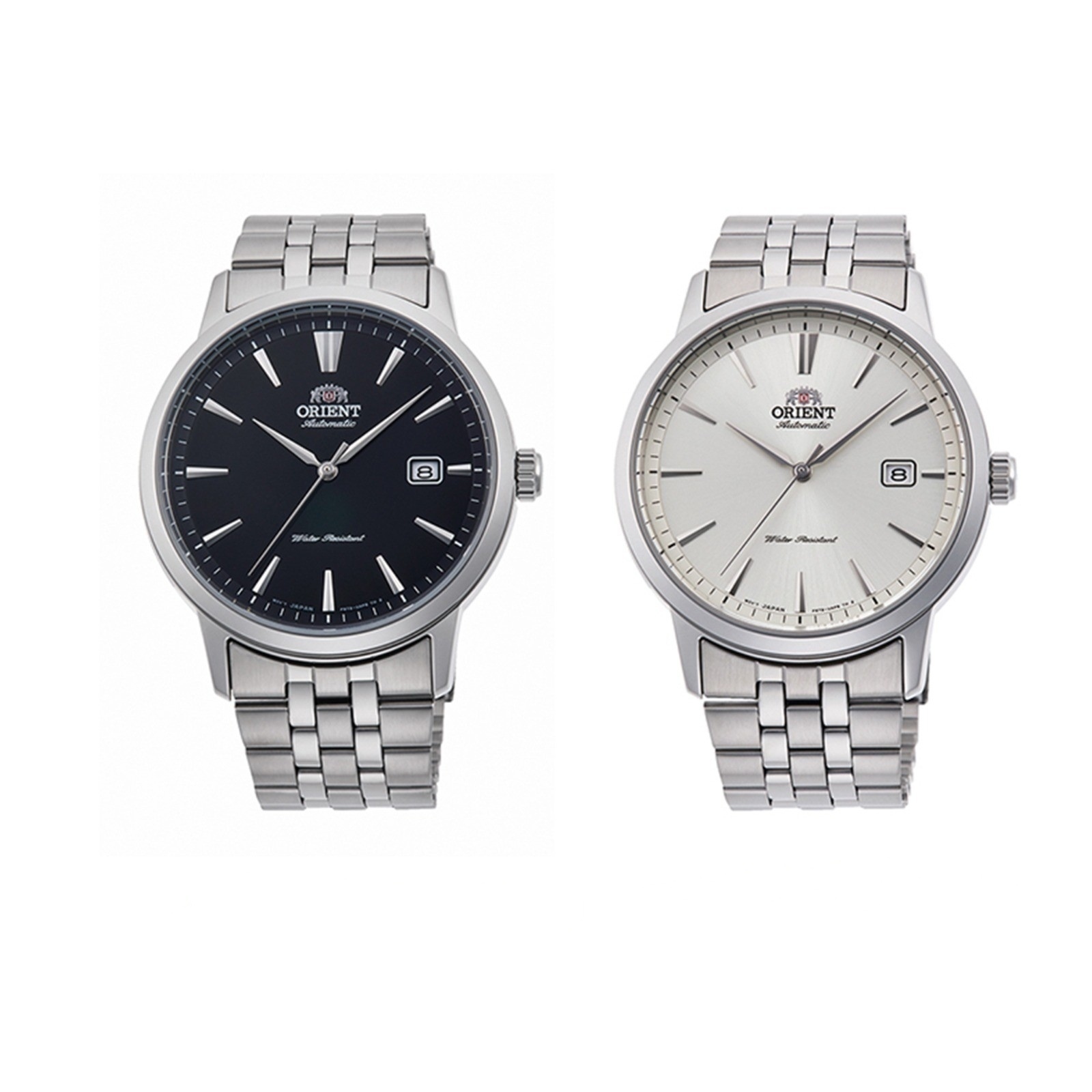 Orient 東方 Bambino Mechanical Contemporary Watch Metal Strap - 41.6mm 黑面 RN-AC0F01B RA-AC0F01B 白面 RN-AC0F02S RA-AC0F02S 機械腕錶 金屬錶帶