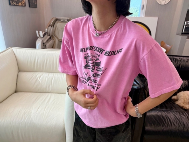 ᴴᴼᵀ ▸▸店長推薦◃◃ 春夏新款/水洗塗鴉上衣 MANIFEST正韓🇰🇷